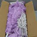 Small Christmas Tree 4FT Artificial Desktop Xmas Tree for Holiday Decor 161 Branch Tips,Purple