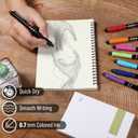 Mr. Pen- Retractable Gel Pens, 12 Pack, 0.7mm Fine Point, Colorful Ink, Fast-Dry & Smooth Writing Pens for Note-Taking, Journaling, Office, School & Everyday Use