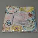 Pack of 2, Easter Decorations Indoor Table Runner - Egg Bunny Embroidered Decor Spring/ Holiday Party Supplies