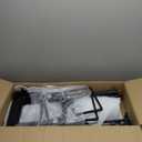 Wesiti 12 Pack Adjustable Poster Stand Holder Floor Standing Display Sign Holder for Advertising Business Menu Stand Vertical and Horizontal View Sign Displayed Black (8.5 x 11 Inch)