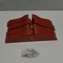 4pcs Folding Room Divider Stand, Folding Privacy Screen Holder Wooden Room Divider Stand with Screws, Heavy Duty Partition Feet for Home, Office, Hotel, (Red)