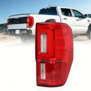 LED Tail Light Assembly Compatible With 2019-2023 Ford Ranger w/Blind Spot (Module NOT Included) Right Passenger Side Taillights Taillamps Brakelights Replace Part Number:KB3Z13404G