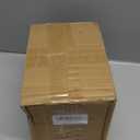 6Pack 8 oz Glass Bottles with Lid 250 ml Clear Empty Bottles with Cork Square Glass Bottle with Cap for Liquor Vodka Brandy Whiskey Beer Water Soda