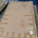 Buruis 60 x 32 Inch Medicine Cabinet with LED Lights and Mirror, Recessed/Wall Mounted Bathroom Cabinet, 3-Color Light, Defogger, Memory Function, Outlet & USB, Dimmer, Black