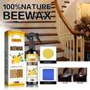 2 x 2Pcs ﻿Beeswax Wood Polish Spray, Deep Maintenance Furniture Bees Wax Essential Oil Wax for All Wood Furniture Polish and Cleaner.