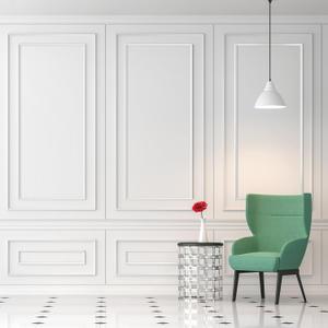 Pangda 3 Set Peel and Stick Wall Molding Kit Inner and Outer Layers Style Premade Wainscoting Panels for Interior Wall Moulding Decor Accent Wall Molding, Pre Made Wainscoting Wall Panel (31x 54 Inch)