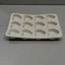 2 Inch Small Heart Shaped Silicone Molds for Chocolate, Candy, Cake, Soap (Set of 2, Cream)