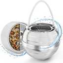 Bath Filter for Tub - 8 Stage Filtration, 2500 Gallons BPA Free, Easy Install, Hotel Grade Bath Filter Suitable for Baby, Pets & Those with Sensitive Skin (Silver)