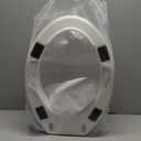 Carex Toilet Seat Riser, Elongated Raised Toilet Seat Adds 3.5 inches to Toilet Height, for Assistance Bending or Sitting, 300 Pound Weight Capacity Toilet Riser