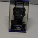 Casio AE1200WH Series | Mens Digital Watch | 100M WR | Multi Alarms | 100 SEC Stopwatch | Countdown Timer | World Map for World Time | LED Light | LC Analog Display | 10 Year Battery (Black)