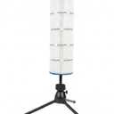 Rotating Pool Filter Cleaning Stand PRO  Ergonomic Metal Tripod Station with Spin-Finity Technology & Spray Nozzle  Fits 3" ID Cartridges  Save Your Back & Deep Clean Pleats