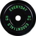 Fitvids 2-Inch Olympic Bumper Plates, Perfect Weight Plates for Weightlifting and Strength Training, 20 LB