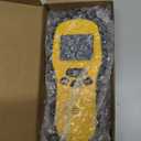 Pinless Moisture Meter - Povlen Wood Moisture Meter Digital Moisture Detector for Lumber Drywall Firewood Masonry Woodworking Plaster Floor Concrete Building with LCD Display Sound Alarm (BlackYellow)