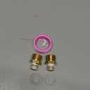 Boltigen M22 x 1/4NPT Pressure Washer Adapter, 2PCS Brass Hex Nipple Power Washer Coupler, 1/4NPT Female to M22-14 Male Brass Fitting 4800PSI