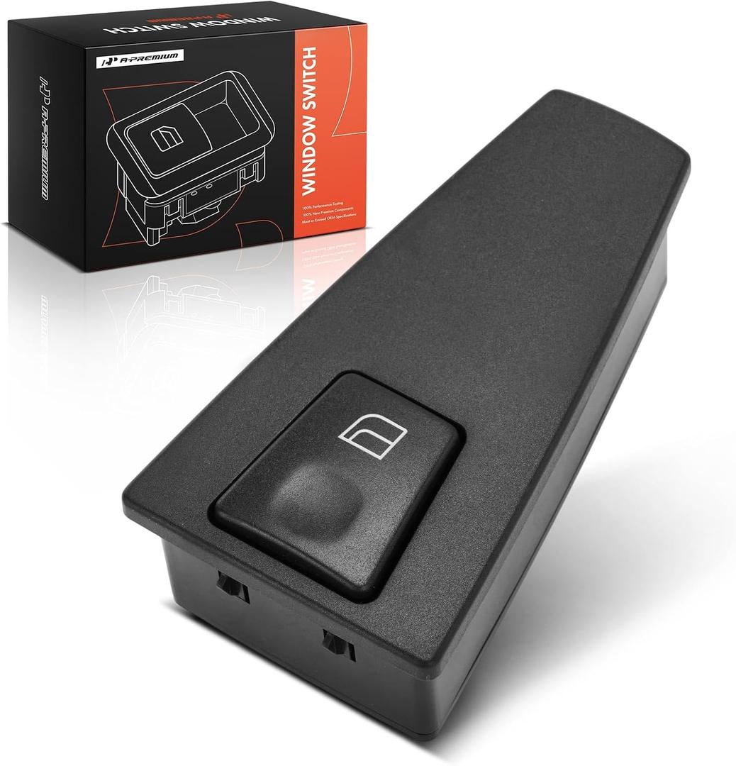 A-Premium Power Window Switch Compatible with Volvo VN 2004, VNL 2004 2015 2016, Front Right Passenger Side