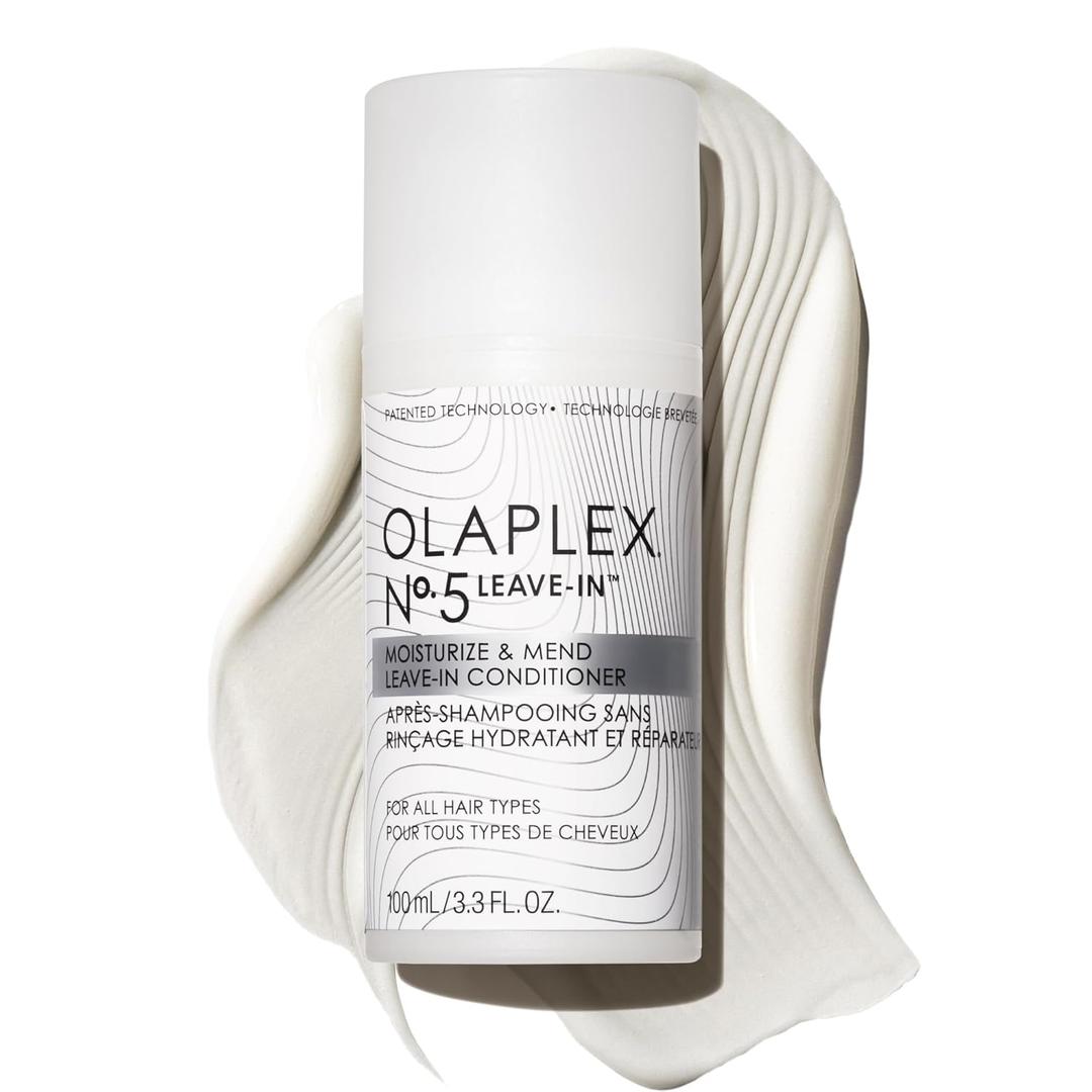 Olaplex N.5 Leave-In Conditioner: Moisturizes & Mends Split Ends | Reduces Breakage & Repairs, Protects Damaged Hair | For Coily, Curly, Straight, and Wavy, 100 mL / 3.3 Fl. Oz.