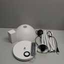 PESRAE Floor Lamp, Remote Control with Stpeless Color Temperatures and Brightness, Torchiere lamp for Bedroom, Living Room, Bulb Included (Matte White)