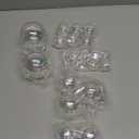 Shappy 24 Pcs Christmas Iridescent Ornaments Halloween, Transparent DIY Shatterproof Hanging Rainbow Ball Christmas Ornament 5 Different Sizes for Party, Wedding, Home Decor (Clear)