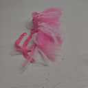 2 Pcs Dog Crown Headband Dog Tutu Dress Set Crystal Rhinestone Tiara Crown Tutu Skirt Pet Dress Costume for Puppy Birthday Party Wedding Photo Prop Costume(X-Large,Rose Red, White)