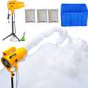 1200W Party Foam Machine, Pool Water Toys for Kids & Adults, Bubble Machine with 3pcs Foam Granules and Water Tank, Holiday & Birthday Girls & Boys, Business Celebrations, Outdoor Party Events