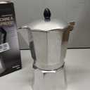 Primula Classic Stovetop Espresso and Coffee Maker, Moka Pot for Italian and Cuban Caf Brewing, Greca Coffee Maker, Cafeteras, 9 Espresso Cups, Silver