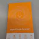 128G (9800 Hour) Voice Activated Recorder, Double-Sided Magnetic Voice Recorder with Playback, Audio Recorder with AI-Intelligent Noise Reduction, 70H Continuous for Lectures, Meetings (Black)