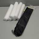 MAXTID Large Door Draft Stopper for Bottom of Door 36 Inch Under Door Draft Blocker Under Door Gap Filler Weather Stripping Adjustable Double Door Sweep Door Draft Guard Window Seal Black