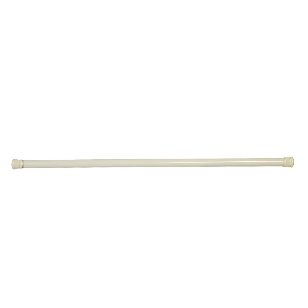 Design House 564179 Classic Adjustable 36 to 63-inch Shower Rod for Bathroom Bone