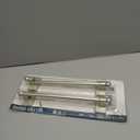 Turquoize 2 Pack Magnetic Curtain Rods, Multi-Use, Adjustable 9-16 inch, Nickel, 2-Pack