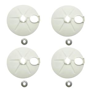 ZFZMZ Replacement Wheel Cover Assembly 127-6840 (110-1792) For 21"/22" Recycler Mowers (Pack of 4)