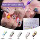 12 Colors Nail Art Pens Set, Nail Art Markers Polish Pen for 3D Nail Art, Drawing Painting Liner Brush for DIY Nail Art Beauty Adorn Manicure Tool (24 colors)