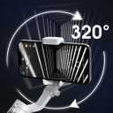 hohem iSteady XE Gimbal Stabilizer for Smartphone, 2023 3-Axis Phone Gimbal, Ultra-Light Foldable Stabilizer for Android and iPhone 14 Pro Max, One-Key Inception, Ideal for Travel Vlogging (Grey)