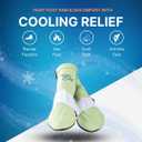 NatraCure Plantar Fasciitis Cold Therapy Socks with Compression Band - Cold Socks, Reusable Ice Socks For Feet, Ice Packs For Feet, Arch Pain, Heel Pain, Swelling - FBA708 CAT - (Size: Small/Medium)