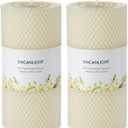 3x6 Inch Pure Natural White Honeycamb Beewaxs Pillar Candle Rolled Candles,60 Hours Long Burning, Unscented and Dripless for Home Decor Christmes Weddings