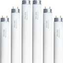 6 Pack, 18 Inch F15T8/WW 15W Soft White Fluorescent Bulb for All 15 Watt Light Fixture, T8 Fluorescent Bulb 15 Watt 3000K Warm White, 950 Lumens