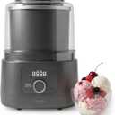 Martha Stewart Ice Cream Maker Machine, 2QT Double Insulated Freezer Bowl