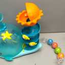 B. toys Musical Whale Ball Popper with Lights Developmental Sensory and Fine Motor Development Baby Toy with 5 Balls Babies, Toddlers Poppity Whale 9+ Months, Medium