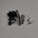 Fireplace Stocking and Garland Hanger for Door Frame, 2 in 1 Black Adjustable Heavy Duty Holder Fits Mantles, Mantel Hangers Ideal for Christmas Decor Paeose Garland (Black, 4PCS)