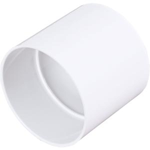 NDS 6P05 PVC S&D Coupling, 6-Inch, Hub X Hub Connection, for use with 6-Inch Sewer and Drain Pipe, White