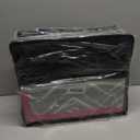 Lahome Outdoor Plastic Straw Rug, Reversible Outdoor Rug Waterproof 6x9 Patio Rugs, Camping Rugs for RV Backyard Deck Porch Picnic Beach Trailer (Pink/Green, 6' x 9')