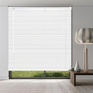1" Cordless Mini Blinds 20" W x 36" H, White Vinyl Blinds, Horizontal Light Filtering Blinds, Window Blinds for Indoor Windows, Office, Kitchen, Bathroom and Living Room.