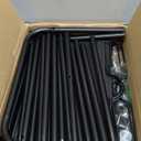 180L (47.55 Gal) Laundry Sorter 3 Section, Rolling Laundry Basket with Lockable Wheels and Lid, Laundry Hamper with 3 Separated Removable Bags Dirty Clothes Hamper for Laundry Room Organizer, Black