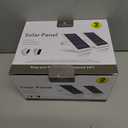 Wasserstein Solar Panel (2W 6V) Compatible with Arlo Ultra/Ultra 2, Arlo Pro 3/Pro 4, & Arlo Floodlight ONLY (2-Pack, 13.1ft/4m Cable, White) (Camera NOT Included)