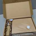 Dunzoom 50 Sets Wedding Invitations Wraps Set Include Envelope for 5 x 7 Inch Invitations Self Adhesive Gold Wax Seal Sticker Dried Flowers for DIY Photos Cards Baby Shower Party(Classic,Light Brown)