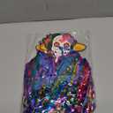 Kigley 8 Pcs Day of The Dead Sugar Skull Hanging Decorations Large Skeleton Dia De Los Muertos Party Decorations Sugar Skull Decor with Tassels Ropes for Halloween Party Outdoor Home 39.4 x 8.7 in