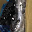 Headlights Assembly for 2008-2012 Honda Accord 4Dr, High/Low Beam W/Bulbs, Driver & Passenger Side, NOT fit coupe models or Crosstour models