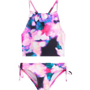 Kanu Surf Girls' Daisy UPF 50 Beach Sport Halter Tankini 2-Piece Swimsuit (12, Tropical Reef Black/Pink) Kanu Surf Girls' Daisy UPF 50 Beach Sport Halter Tankini 2-Piece Swimsuit (12, Tropical Reef Black/Pink)