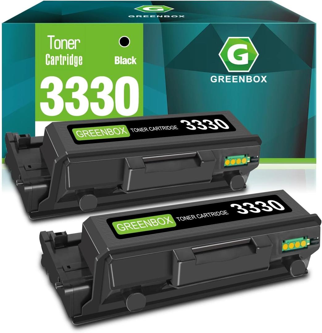 GREENBOX Extra High Yield Toner for Xerox Phaser 3330 Workcentre 3335 3345 Remanufactured Cartridge Compatible for Phaser 3330 Series, WorkCentre 3335 3345 Series Printer (15k Yield,106R03624)