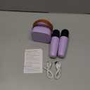 Karaoke Machine for Kids, Portable Mini Speaker with 2 Wireless Microphones, TOP Kids Gifts for Girls Ages 3, 4, 5, 6, 7, 8, 9, 10+ Years Old, 4-12th Birthday Easter Present Toy Party (Purple)