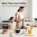 Upgraded Rechargeable Milk Frother Handheld, 3-Speed Electric Frother with 2 Whisks (Frother & Egg Whisk),304 Stainless Steel Drink Mixer for Coffee, Cappuccino, Hot Chocolate, Ideal Christmas Gift (Silver Charging Edition)